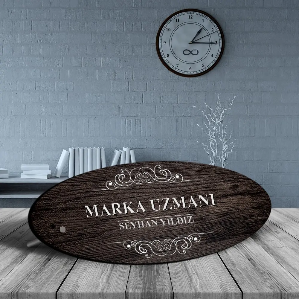 

Персонализированный Профессиональный брендовый специализированный деревянный овальный столик, 3 шт.