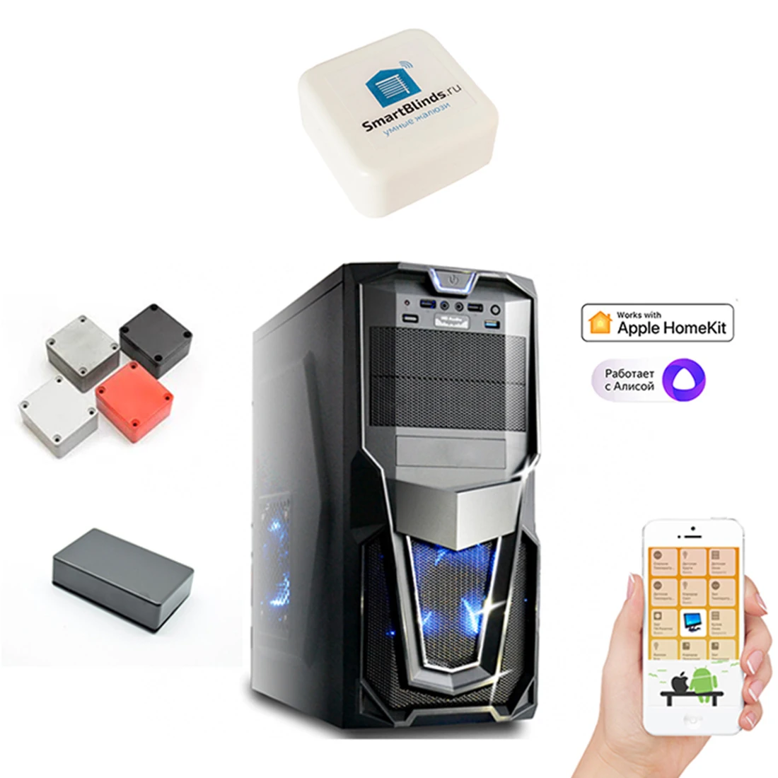 Умная кнопка для компьютера: включает и выключает компьютер удаленно.