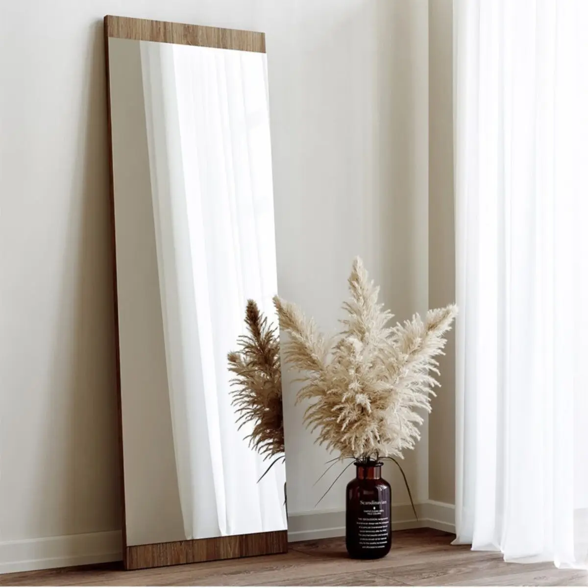 Full Length Mirror Oversized 40x120Cm Bathroom Wall Room Home Decor Design Large Gymnastic Mounted Make Up Cardboard Body Framed