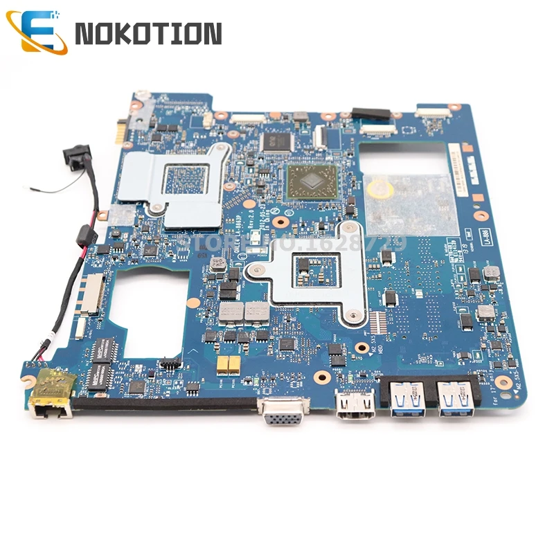 NOKOTION для samsung NP355 NP355C4C NP355V5C Материнская плата ноутбука LA-8863P QMLE4 BA59-03567A BA59-03567B разъем fs1 HD 7600 м GPU
