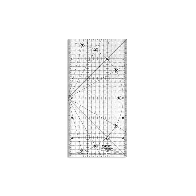 Лоскутная линейка OLFA 15x30 см|Принадлежности для рукоделия| |