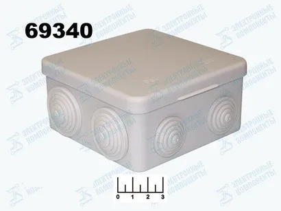 КОРОБКА РАСПРЕДЕЛИТЕЛЬНАЯ 100*100*50 8 ВХОДОВ UPLAST IP54 (030-014) |