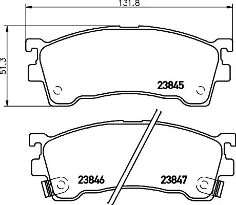 Колодки тормозные дисковые HELLA 8DB355027-971 | Автомобили и мотоциклы