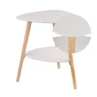 1PC White 50x40x55cm Side Table 3