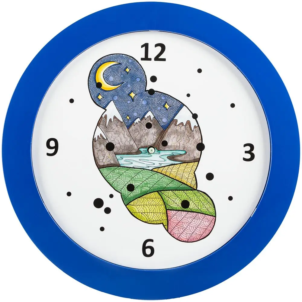Часы настенные Горы синие | Дом и сад