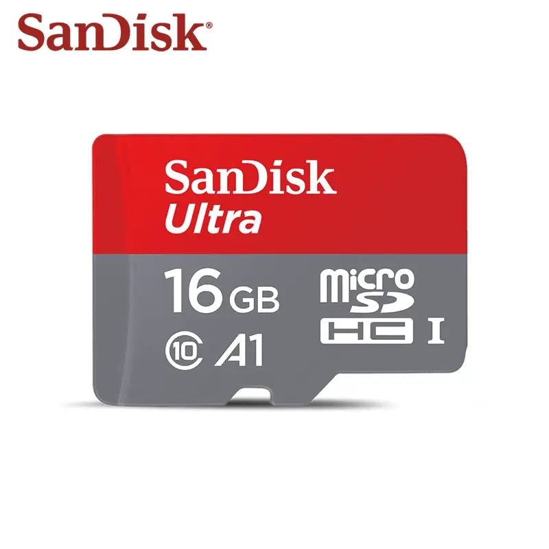 Карта памяти Micro Sd Sandisk карта Class10 TF card 16 ГБ 32 64 128 80 МБ/с. для смартфона и настольного