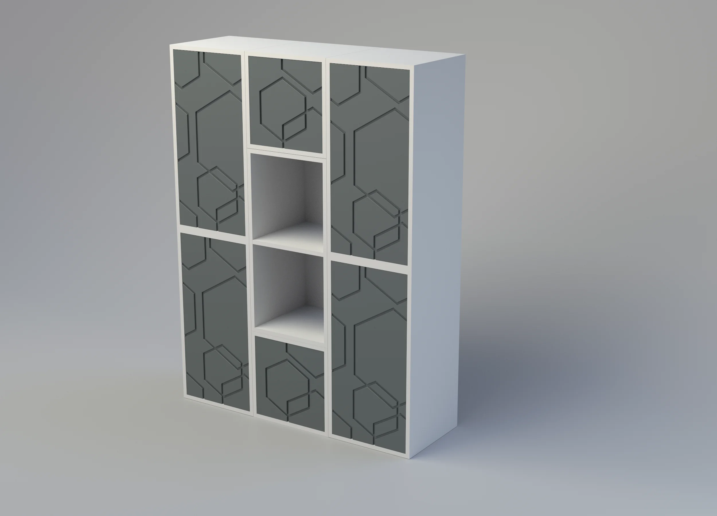 Модуль Куб с фасадом Универсальные модульные шкафы &quotКуб&quot от фабрики