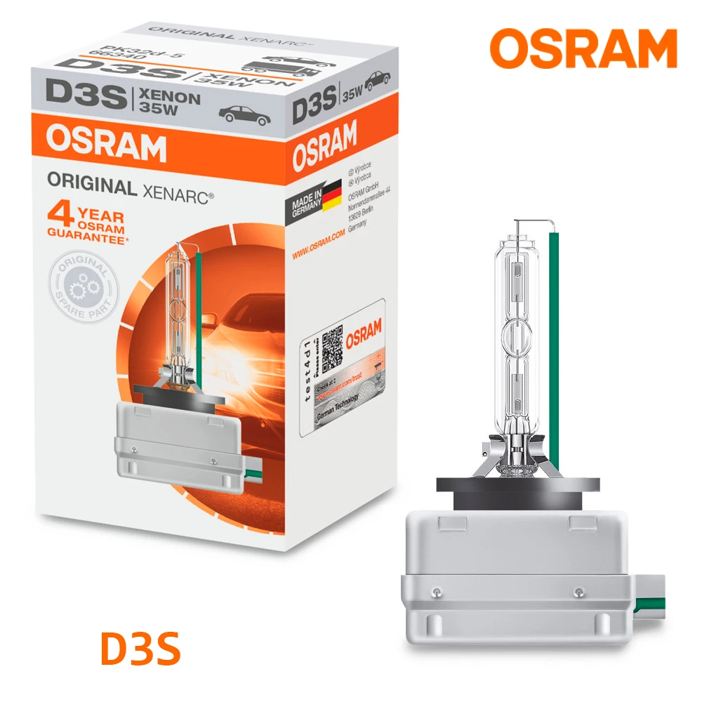 Ксеноновая лампа Osram D1S D2S D3S D4S D8S Xenarc Оригинал 66140 66240 66340 66440 66548 | Автомобили и