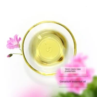 single essential oil bourbon geranium essential oil brighten skin tone shrink pores relieve stress massage body essential oil