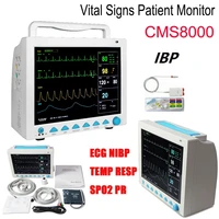 contec cms8000 multi parameter patient monitor medical machine spo2 heart rate paitent monitor with ibp