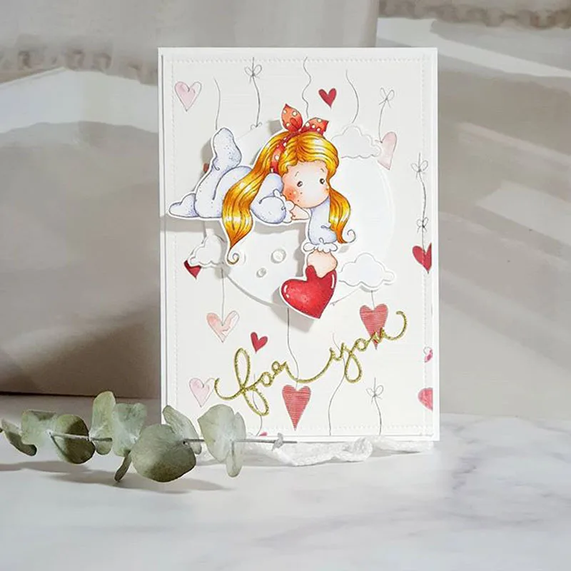 Облака Луна яйцо сахар слово летние напитки металлическая резка штампы для