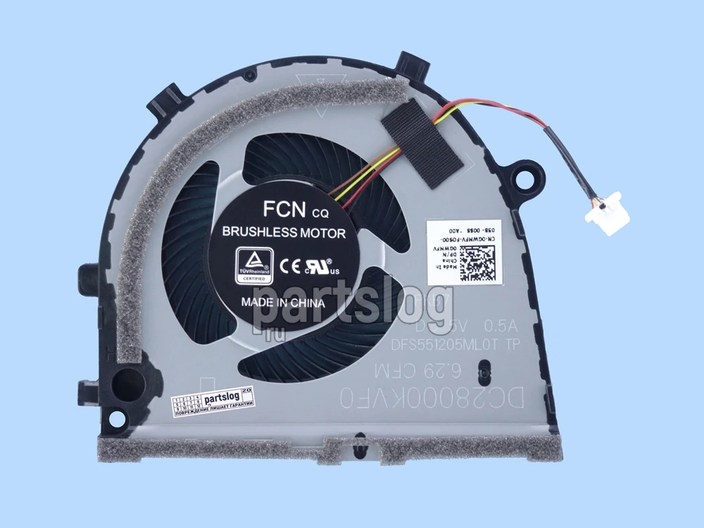 Вентилятор для Dell G3-3579 G3-3779 G5-5587 4-pin Правый | Компьютеры и офис