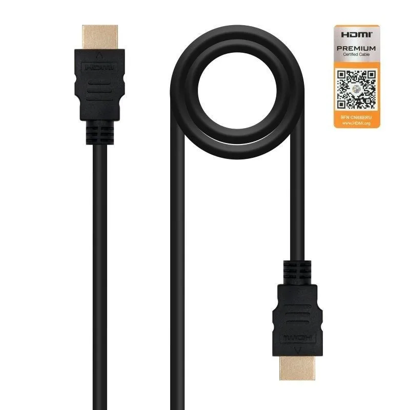 Кабель hdmi nanocable 10.15.3600 alta velocidad v2.0 conectores (tipo a) macho multiple apantallamiento 0 5 м negro|Кабели связи| |