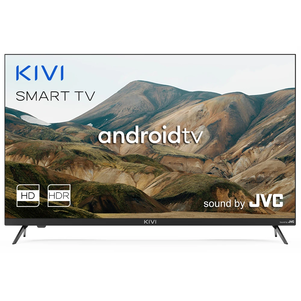 Телевизор 32" KIVI 32H740LB HD / Smart TV Google Android 9.0 HDR Bluetooth | Электроника