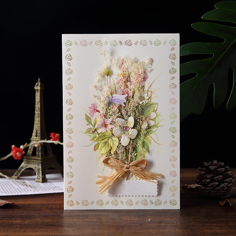 

Nekiwa Creative three-dimensional holiday business wishes thank you greeting card