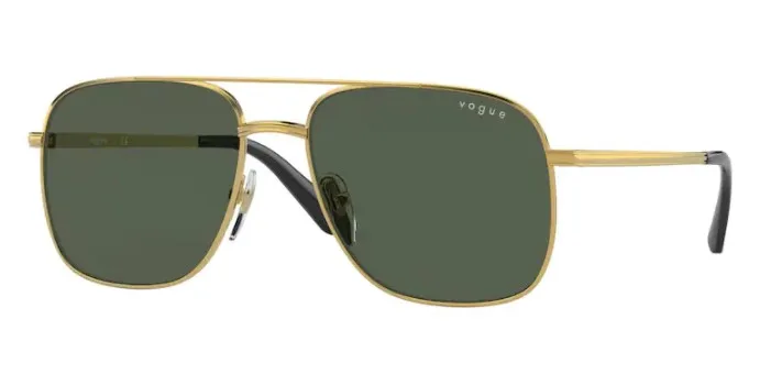 

Vogue 4083 SM 280/71 55 Vintage Sunglasses, Gold Frame, Dark Green Lenses, High Quality Vision, Desing Sunglasses 2021