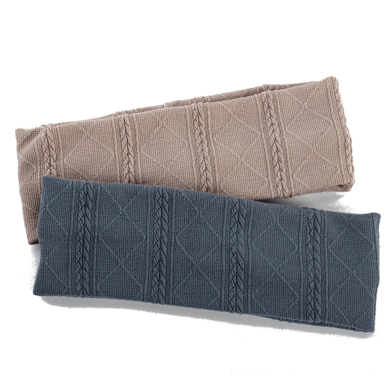 Женская ромбовидная дизайнерская плоская повязка для волос на голову хлопковая