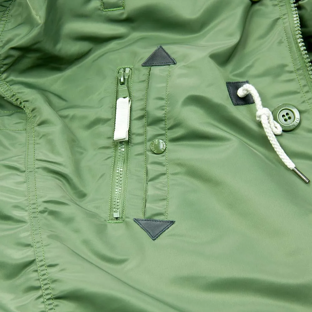 Куртка-аляска зимняя. Husky Wmn NorDenali женская Green нейлон. В стиле милитари | Женская