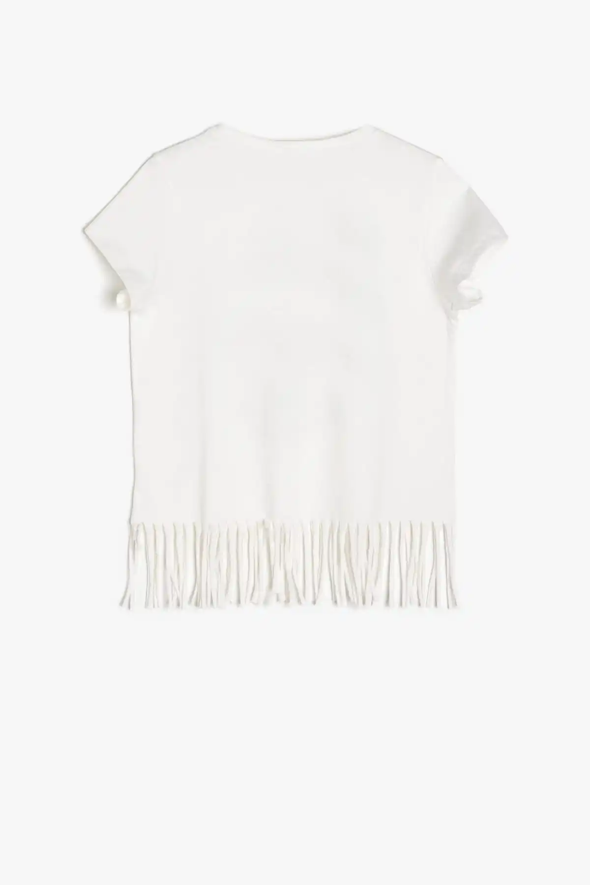 Koton Kids Raw White Female Child Printed T-Shirt | Женская одежда