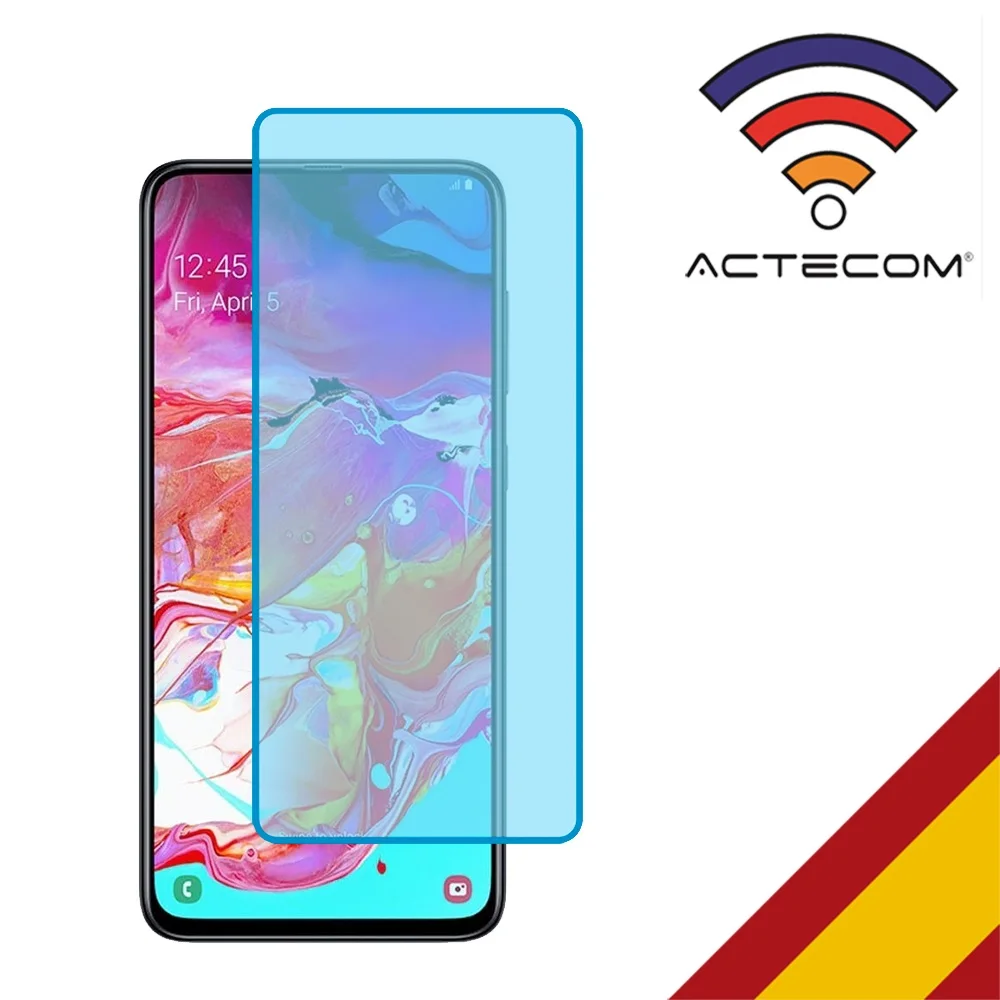 ACTECOM Protector Pantalla compatible Samsung Galaxy A10 A20 A20E A21s A30 A30s A40 A41 A50 A50s A51 A60 A70 A71 A72 A80 Cristal