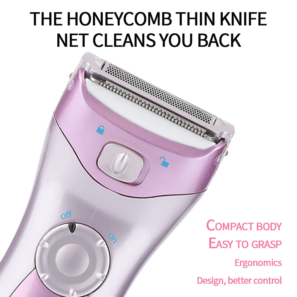 Женская электробритва на батарейках Электрический эпилятор удаление волос