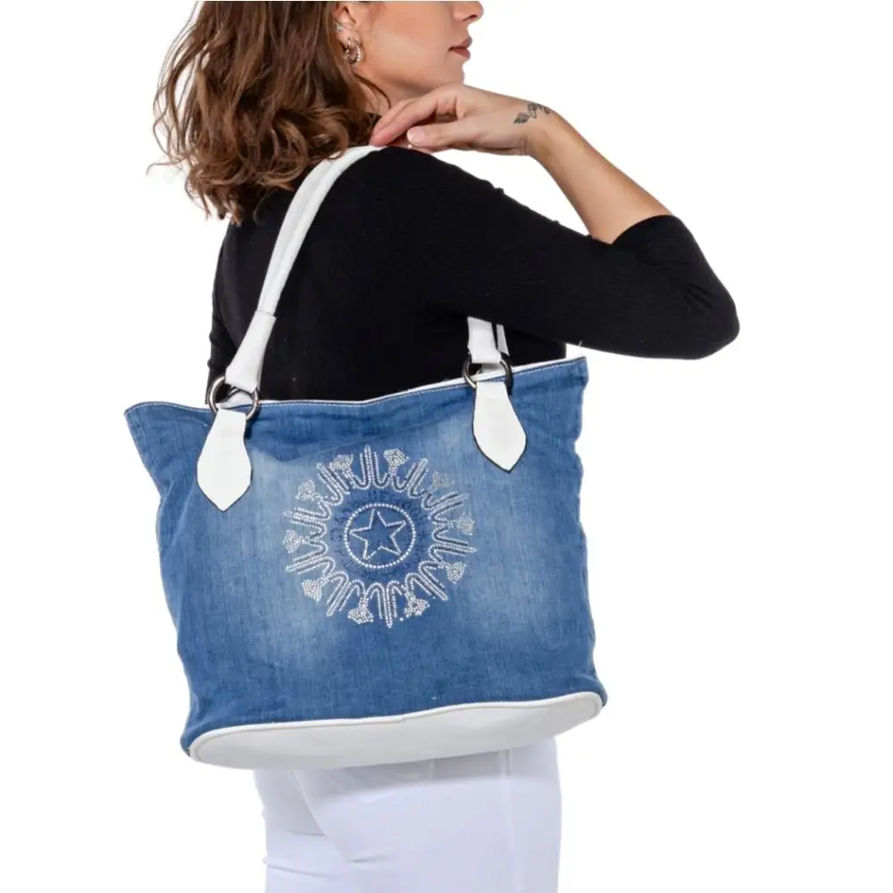 

Джинсовая сумочка, рваная ткань ручной работы, Спортивная Женская Ручная сумка с вышивкой/женская сумка через плечо, сумка-тоут, модная сумк...