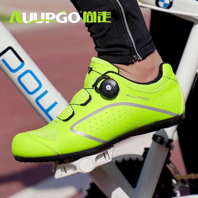Оригинальные осенние кроссовки Auupgo 2024 новые велосипедные MTB тренировочные шипы