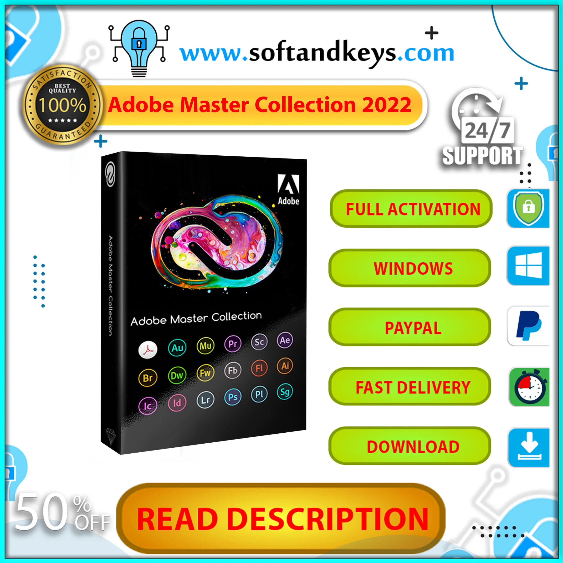 

{ Adobe Master Collection All Apps 2022 For Windows Fast deliveryLifetime Activation}