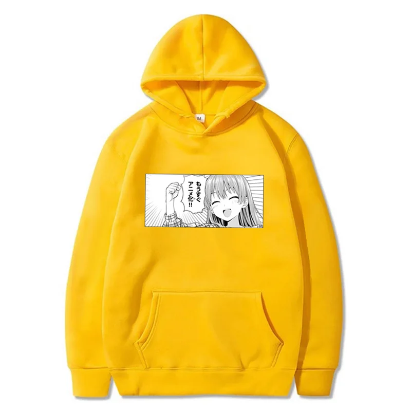 Fashion Men/women Sweatshirt Girlfriend also she Anime Printed Hoodies Pullover Harajuku Tops