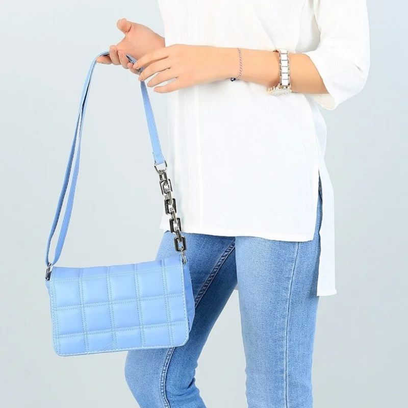 TAYLIN 2021 Women Shoulder Bag Multi-Color Fashion Travel Cross Body Bag Mesh Small PU Leather Crossbody Bag For women