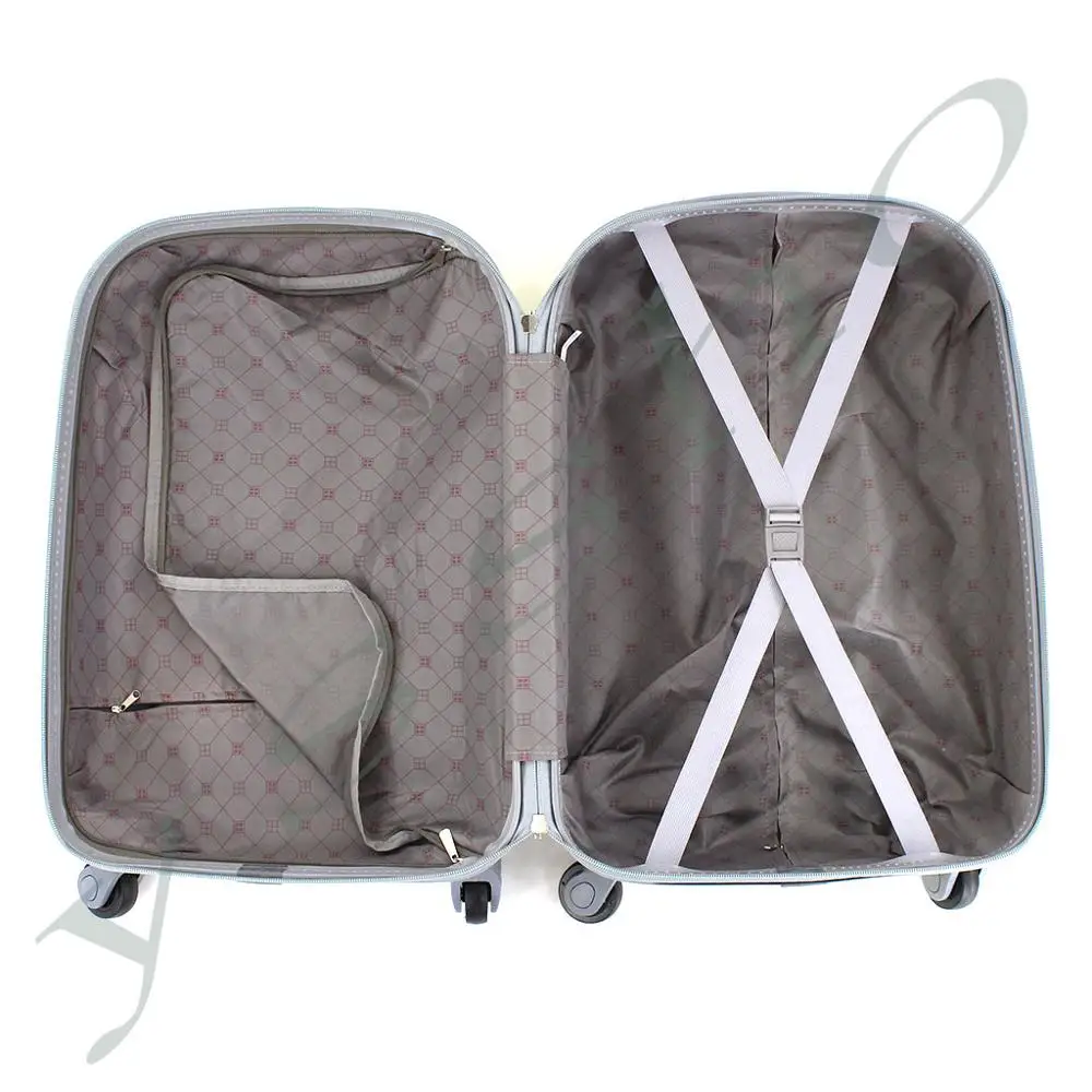 Suitcase Airplane Carry Luggage Travel Cabin Trolley ABS Rigid 4 Wheels Tide Suitcase With Telescopic Handle
