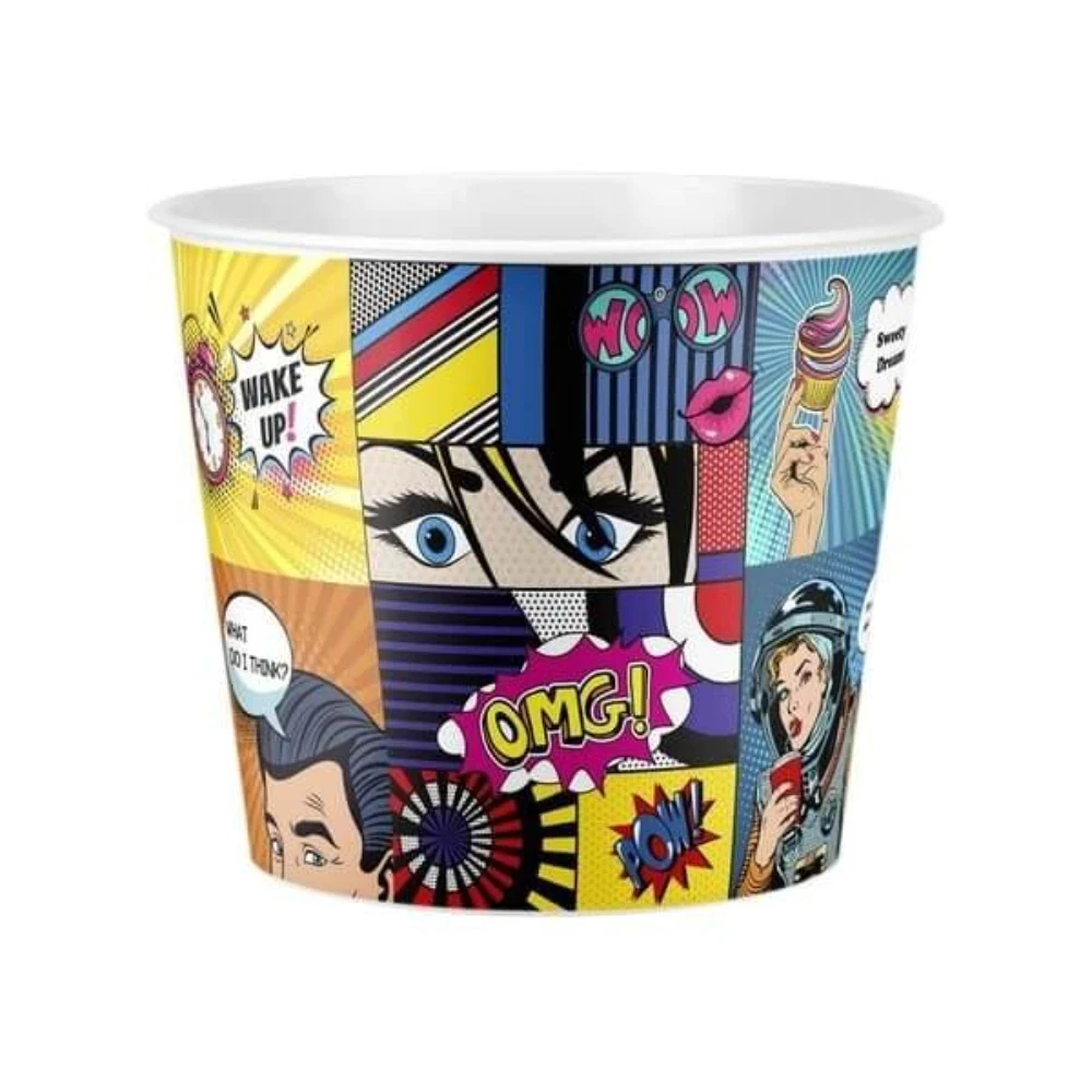 4 pcs corn chips bucket chips corn box pop corn kitchen snack storage organizator cookies cinema new hobby container modern diy free global shipping