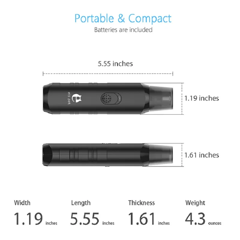 Батарея для собак кошек шлифовальный станок ногтей электрический триммер низкий
