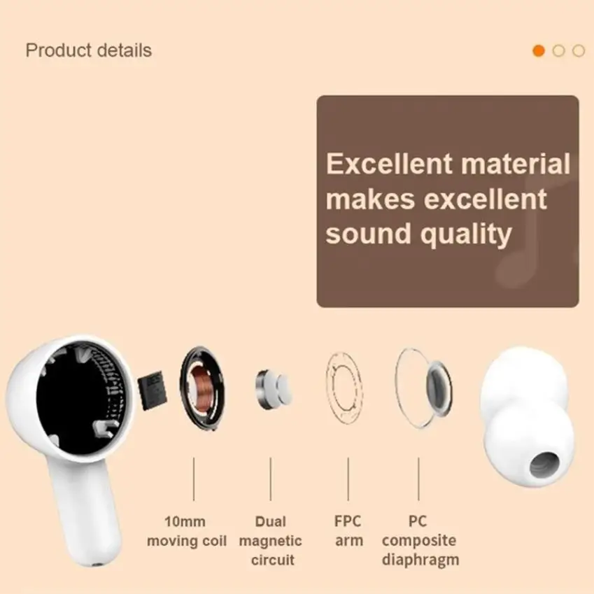 

TWS Bluetooth 5.0 Noise Reduction Earphones Wireless Headphone 9D Stereo Sports Waterproof Earbuds Headsets With Microphone
