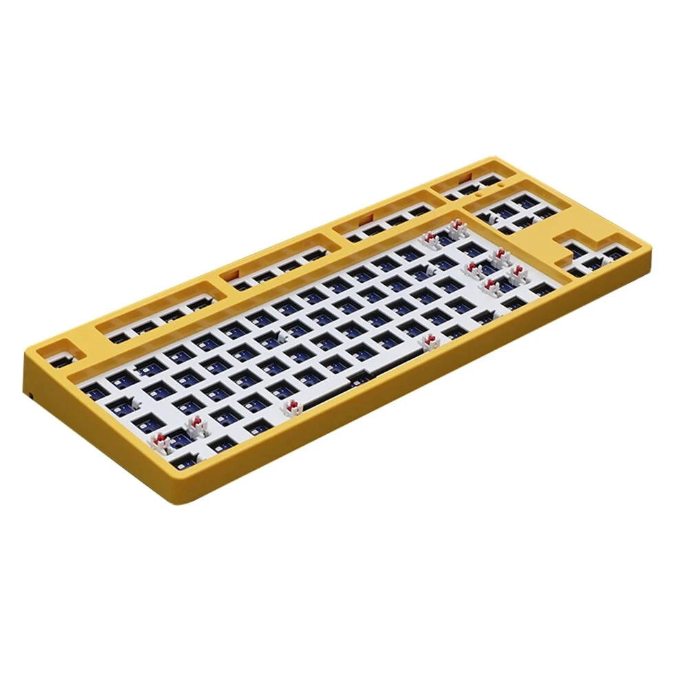

EPOMAKER Skyline 87 TKL Hot-Swappable Bluetooth 5.0/2.4G/Type-C Mechanical Gaming DIY KIT PCB Mounting Plate RGB