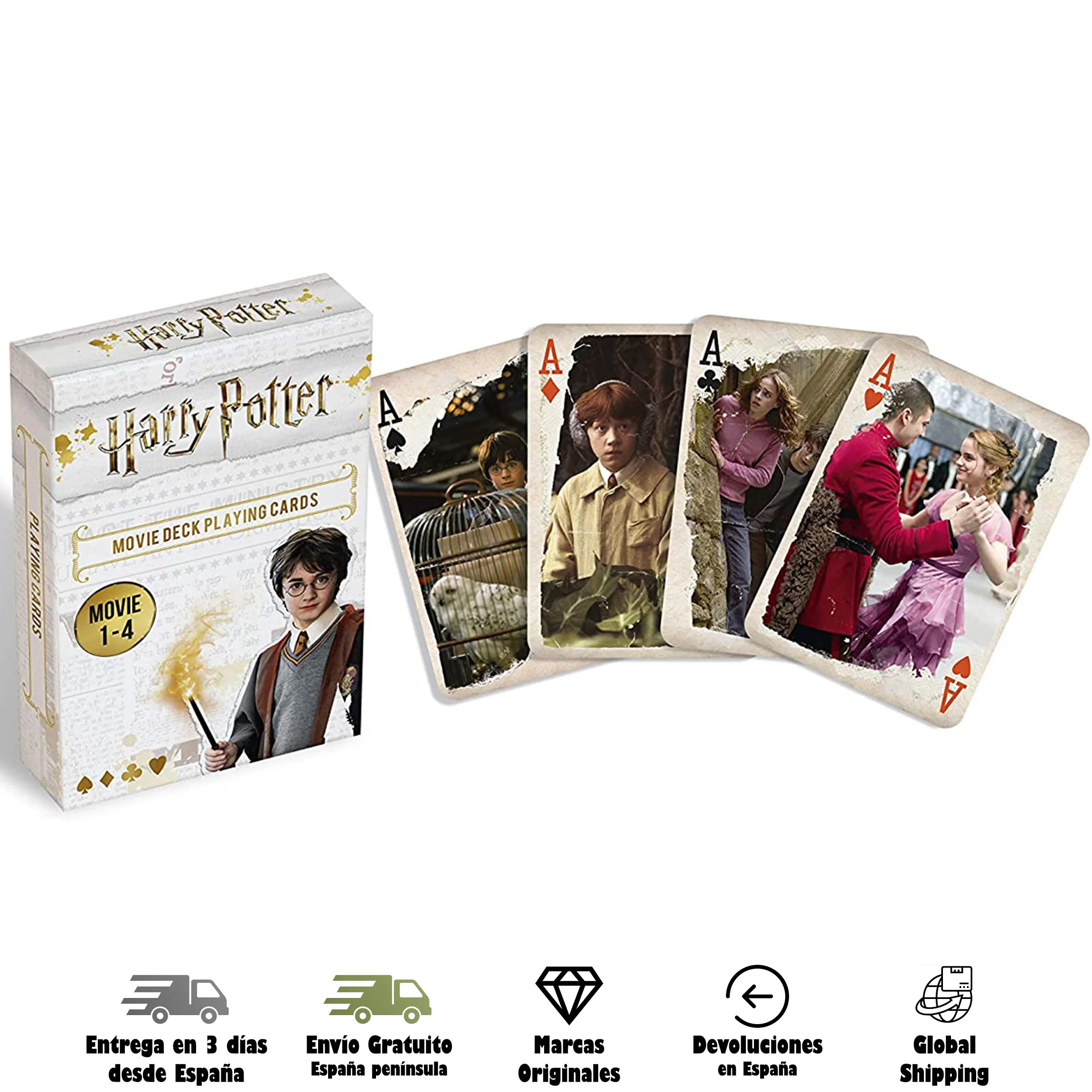 Гарри Поттер палубный покер настольная игра игральные карты кинотеатр 1 4 рамки