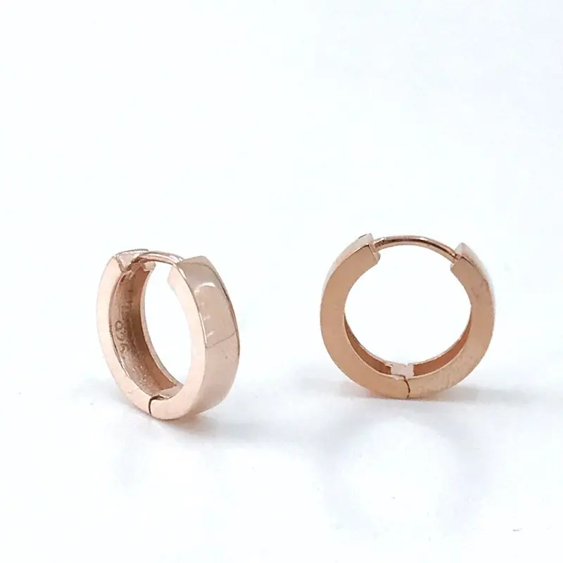 16 мм толстые Импортные высококачественные плоские Спортивные Серебряные серьги