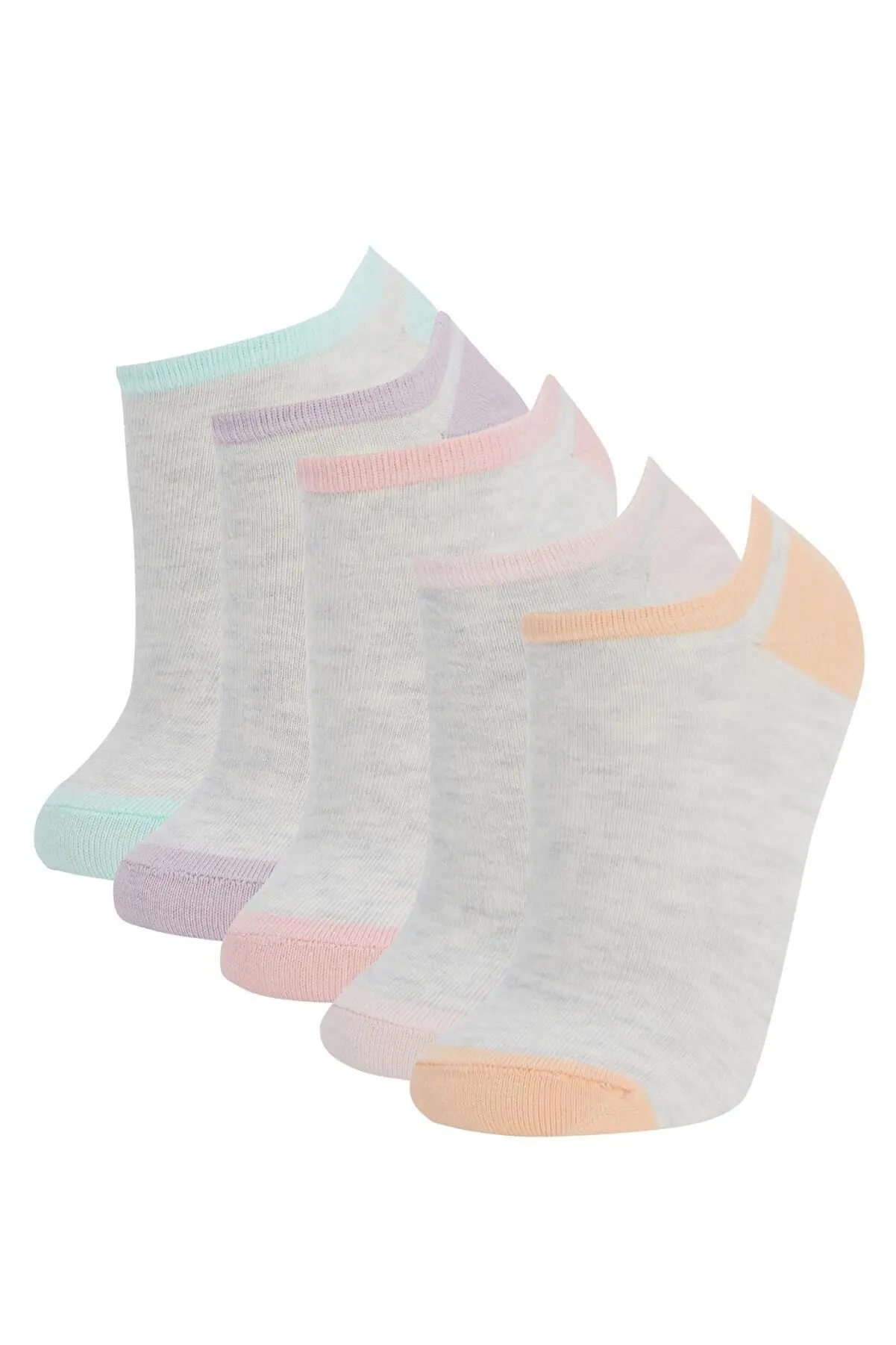 

Women's 5-Pack Colorful Booties Socks