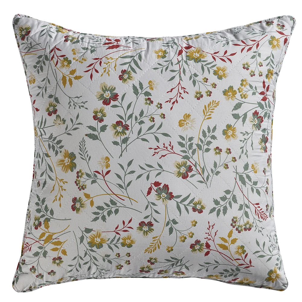Декоративная подушка PimpamTex для кровати и дивана с цветочным узором мягкие