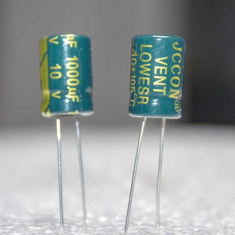 1000 мкФ*10 В электролитический конденсатор 1000uF/10V ±20% LowESR 40+105°C 8*12мм производство