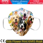 5-50 шт в наборе, для детей с принтом Собака и KN95 FFp2 маска mascarillas маска mascarilla fpp2 homologada маска Тканевая для лица