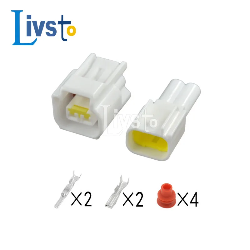 

5/20 Sets Furukawa 2 Pin Way Lgnition Coil Male Or Female Waterproof Auto Wire Harness Connector for Ford Focus S-max FW-C-2M-B