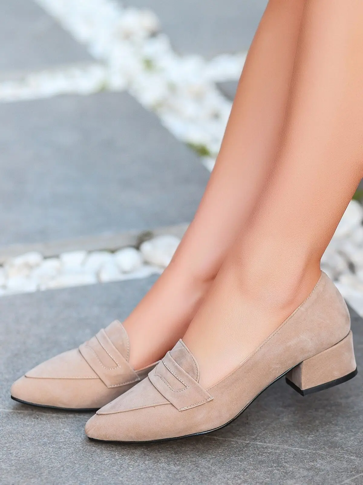

Reyna Shoes for Women Cream Suede Women's Heeled Shoes Women Summer Shoes Women's Casual shoes Shoes Heel 2022