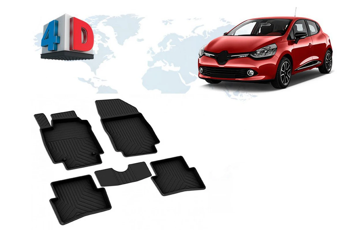 

Renault Clio 4 4D Black Mats (2012-)
