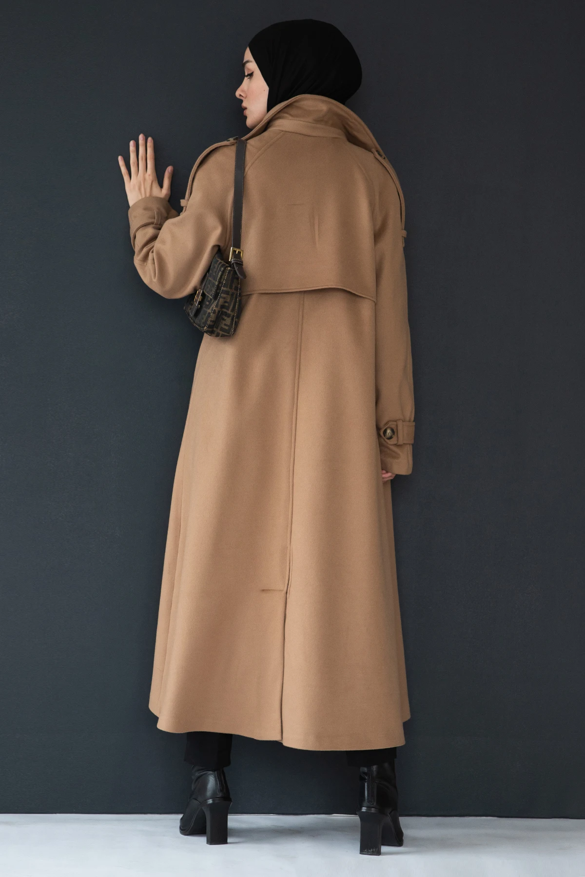 

Mintahayse Coats Women Cashmere Winter Woolen Jacket Large Oversize Outerwear Long Sleeve High Quality Turkish Fabric 2020