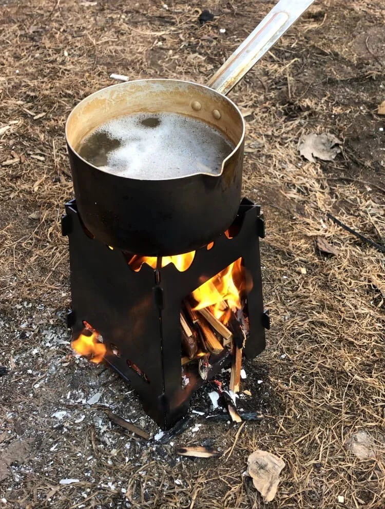 Survival furnace (sliver) metal GOST 1.5 mm | Outdoor Stove &amp Accessories