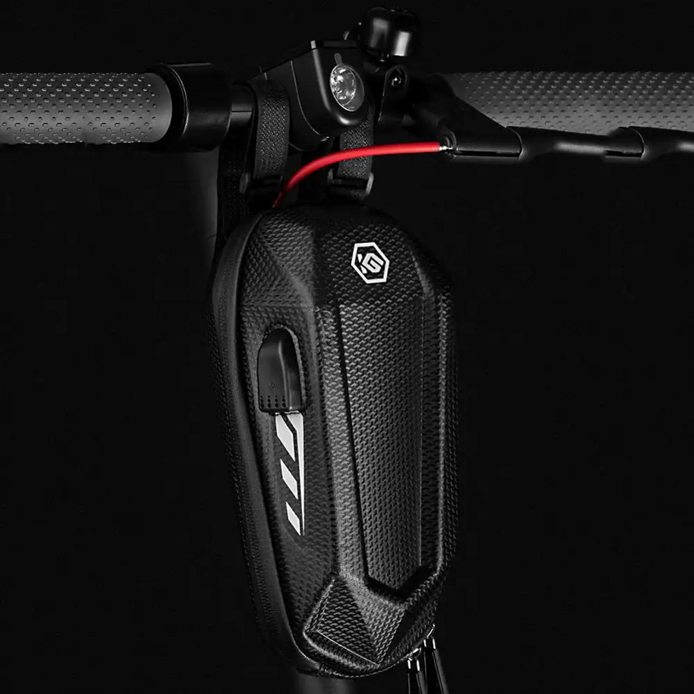 

Waterproof Front Hanging Bag Four straps fixed Storage Electric Scooter accessory Black for xiaomi Mijia M365/M365 Pro