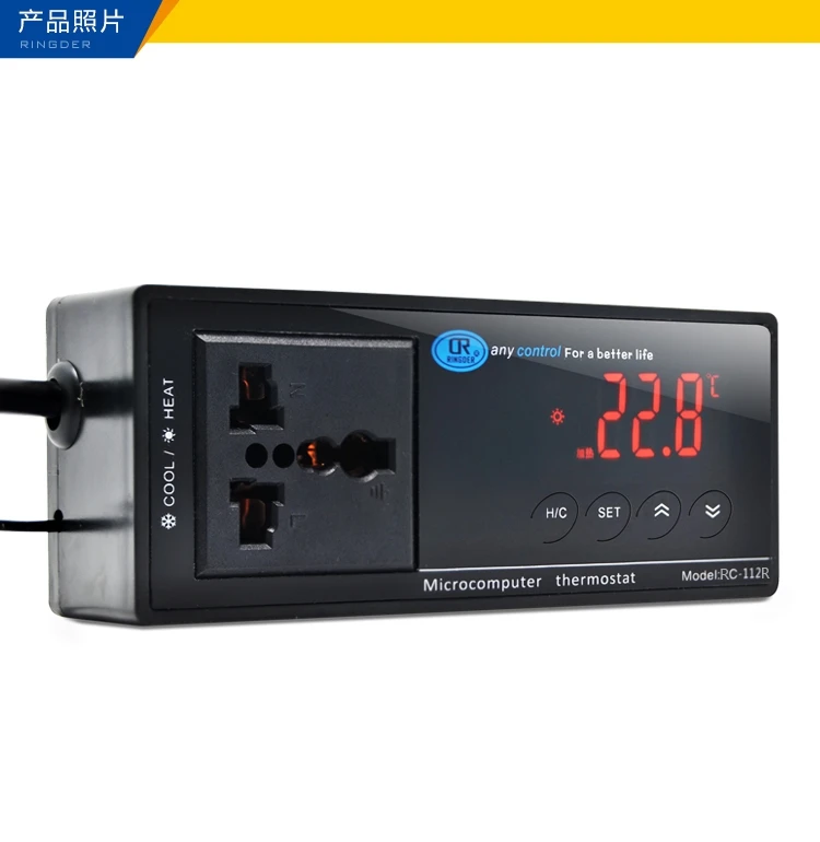 Контроллер температуры для террариума или аквариума Ringder RC-112R