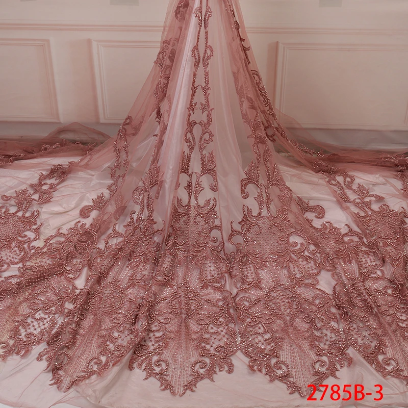 Высококачественное кружево из бисера ручной работы новинка 2019 Африканское