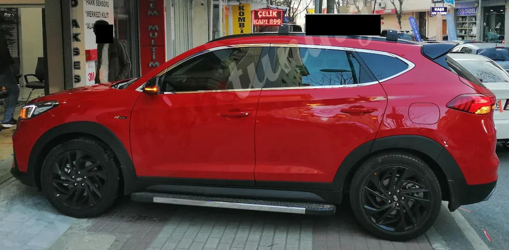 Волоконный спойлер для Hyundai Tuscon 2015 2016 2017 2018 2019 2020 окрашенные автомобильные